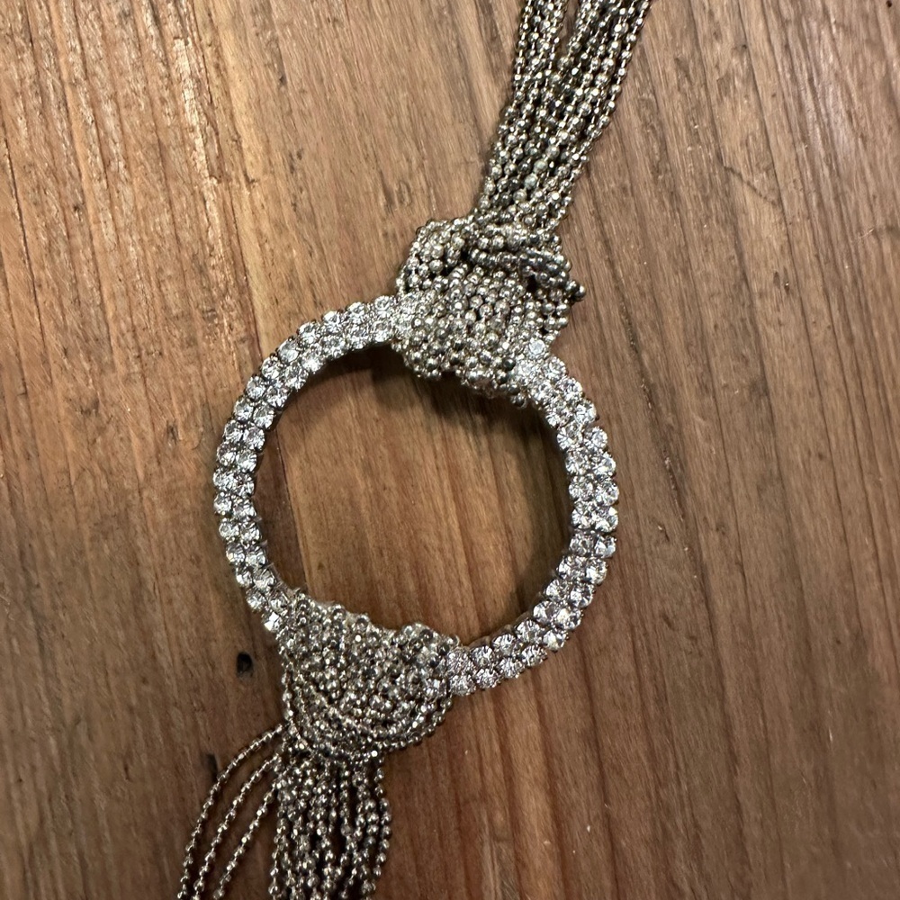 Elegant Silver Multi-Strand Necklace